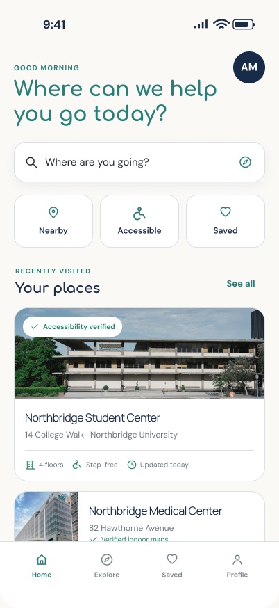 InPath Home screen