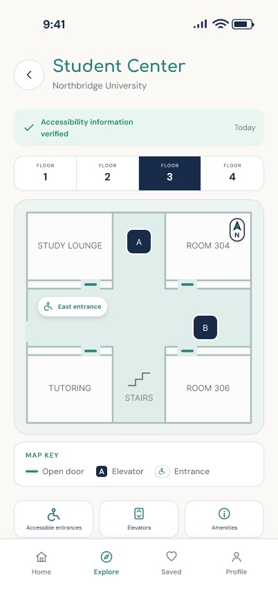 InPath Building · Floor 3 screen